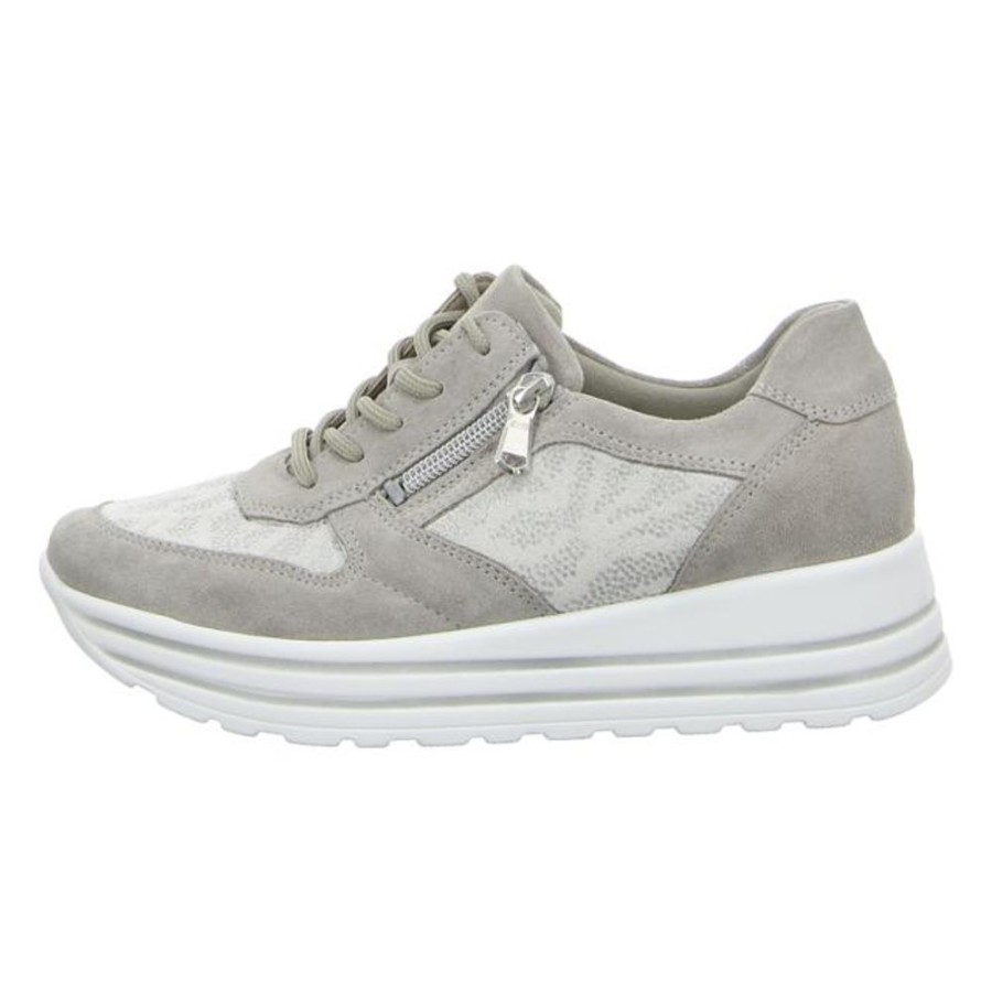 Damen Waldläufer Schnurschuhe | Waldlaufer - Schnurschuhe - H-Lana - Grey Cement Grey