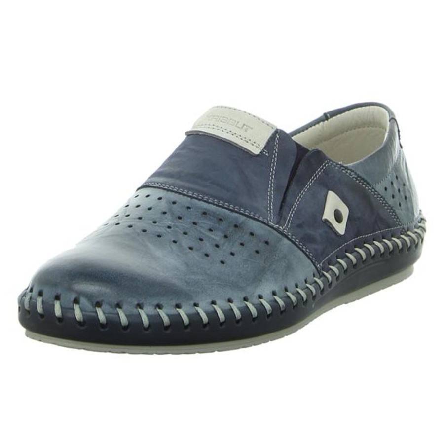 Herren Krisbut Halbschuhe | Krisbut - Slipper - Blau