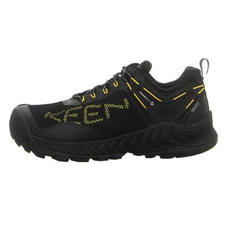 Herren Keen Sneaker | Keen - Outdoor-Schuhe - Nxis Evo Wp - Black/Keen Yellow