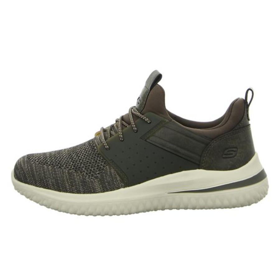 Herren Skechers Sneaker | Skechers - Sneaker - Delson 3.0-Cicada - Olive