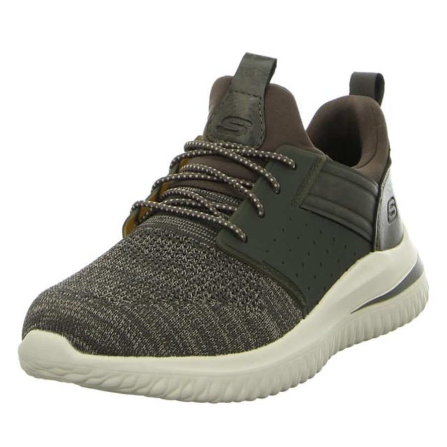 Herren Skechers Sneaker | Skechers - Sneaker - Delson 3.0-Cicada - Olive