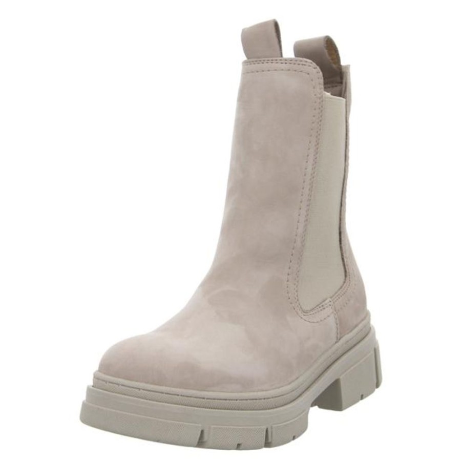 Damen Tamaris Stiefeletten | Tamaris - Stiefeletten - Taupe Nubuc