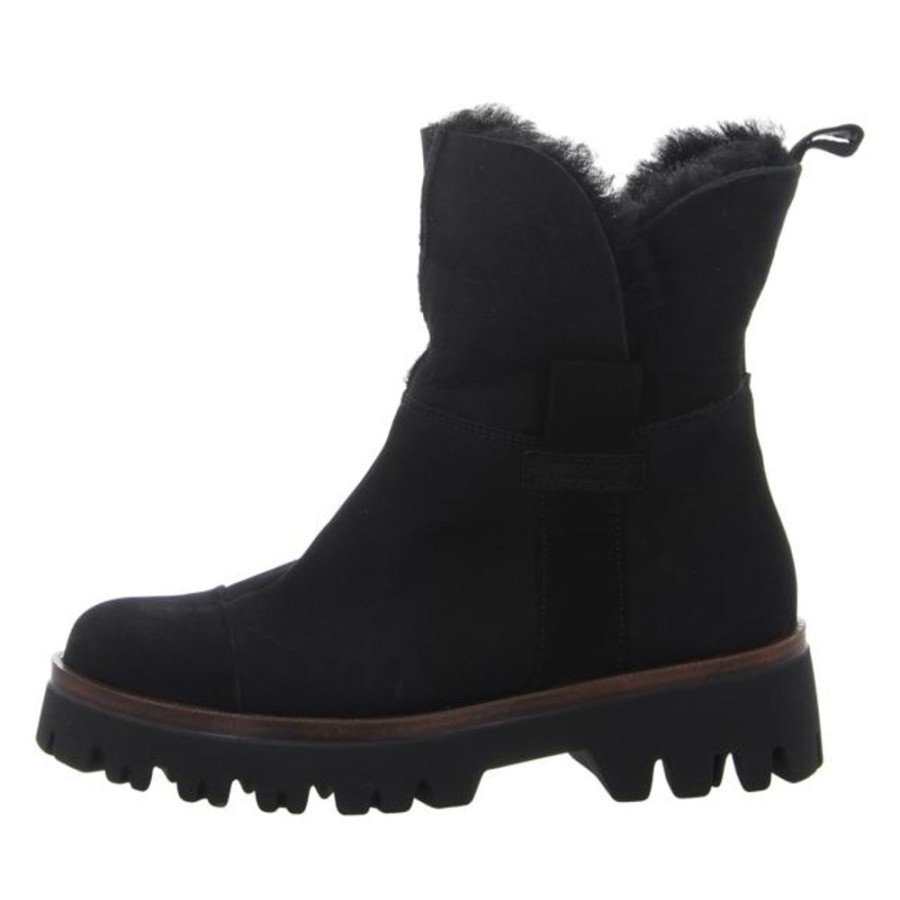 Damen Waldläufer Stiefeletten | Waldlaufer - Stiefeletten - H-London - Schwarz