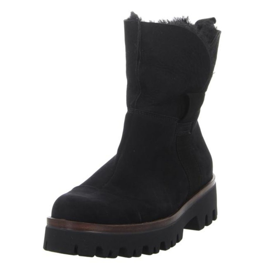 Damen Waldläufer Stiefeletten | Waldlaufer - Stiefeletten - H-London - Schwarz