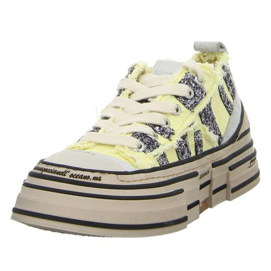 Damen Rebecca White Sneaker | Rebecca White - Sneaker - Light Yellow + Grey