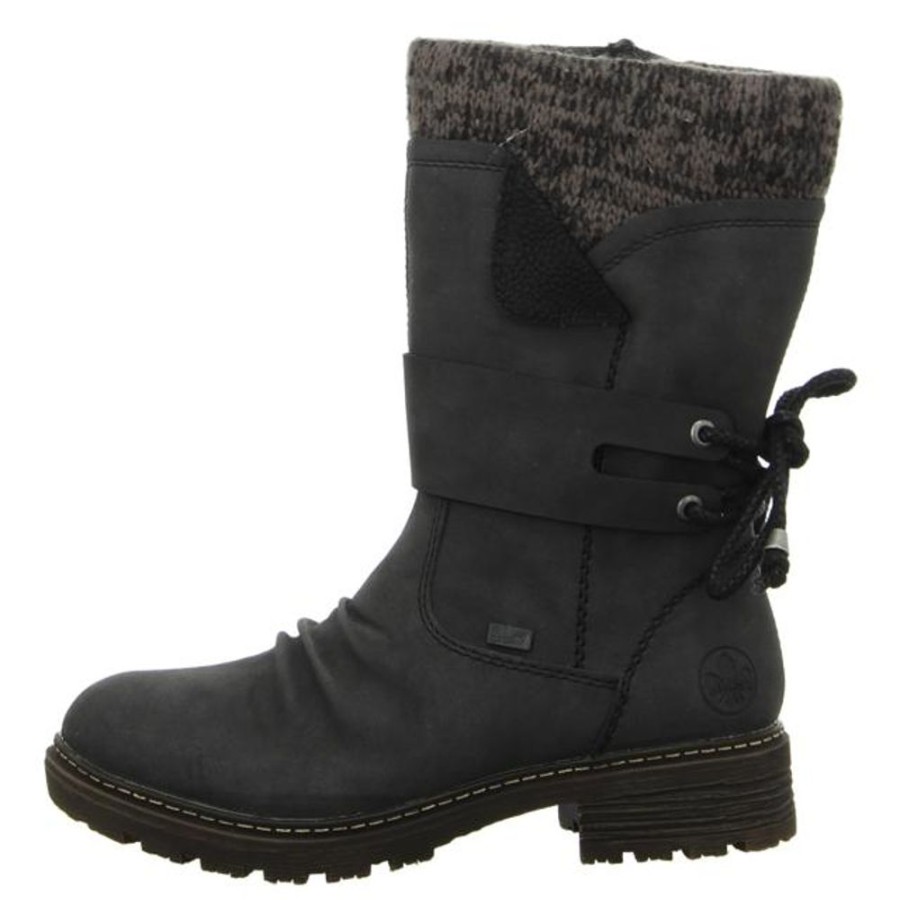 Damen Rieker Stiefel | Rieker - Stiefeletten - Grau