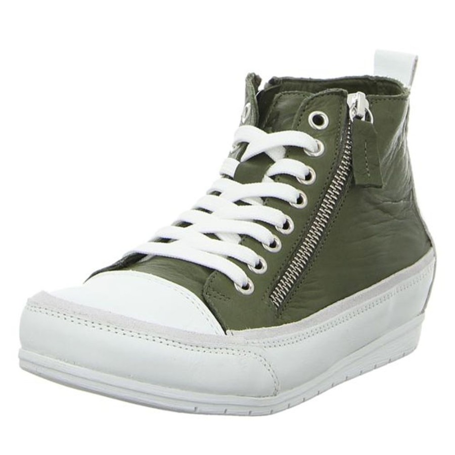 Damen Andrea Conti Sneaker | Andrea Conti - Sneaker - Oliv/Weis