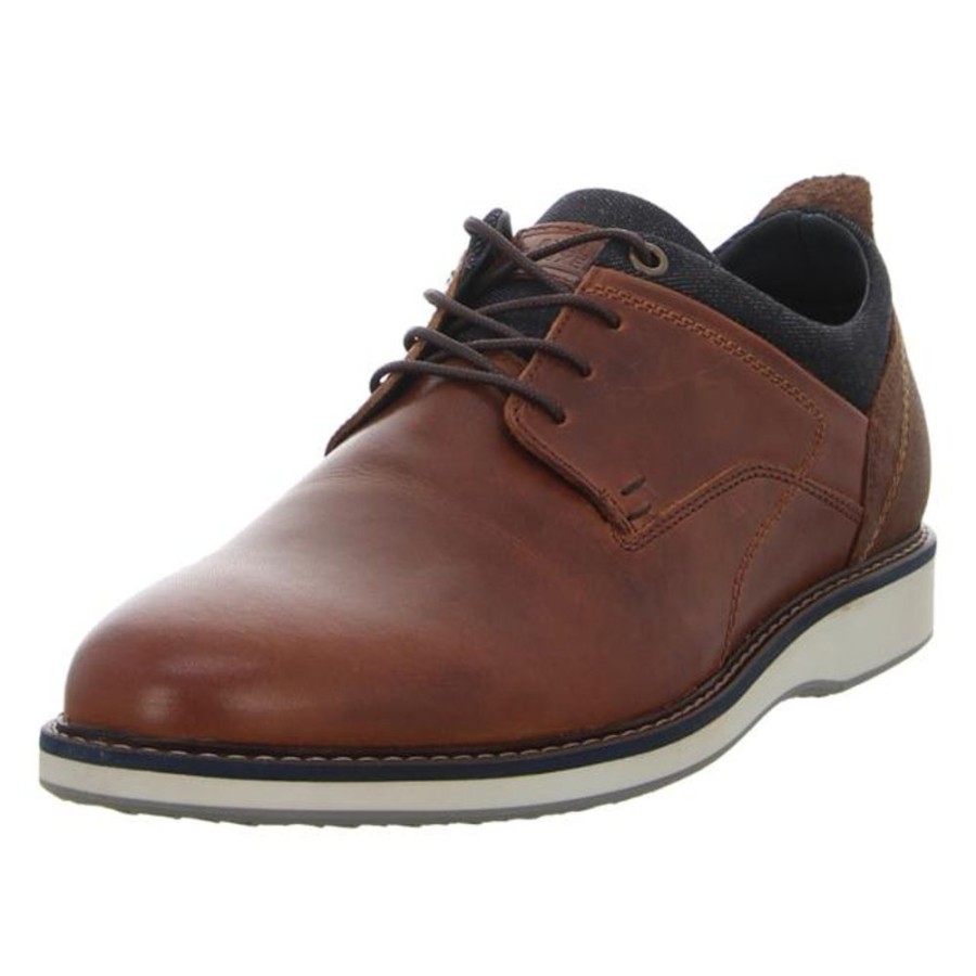 Herren BULLBOXER Schnurschuhe | Bullboxer - Schnurschuhe - Tan/Cognac