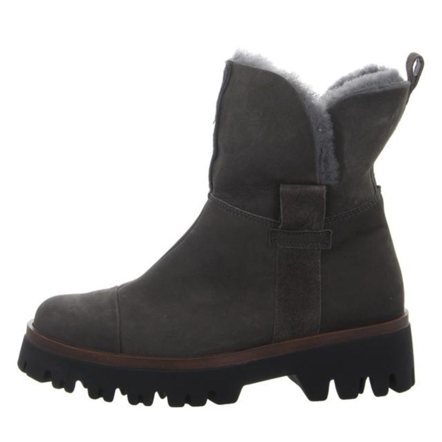 Damen Waldläufer Stiefeletten | Waldlaufer - Stiefeletten - H-London - Carbon