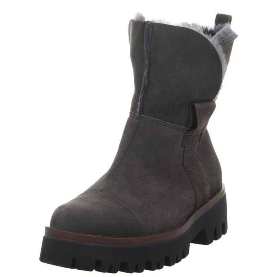 Damen Waldläufer Stiefeletten | Waldlaufer - Stiefeletten - H-London - Carbon