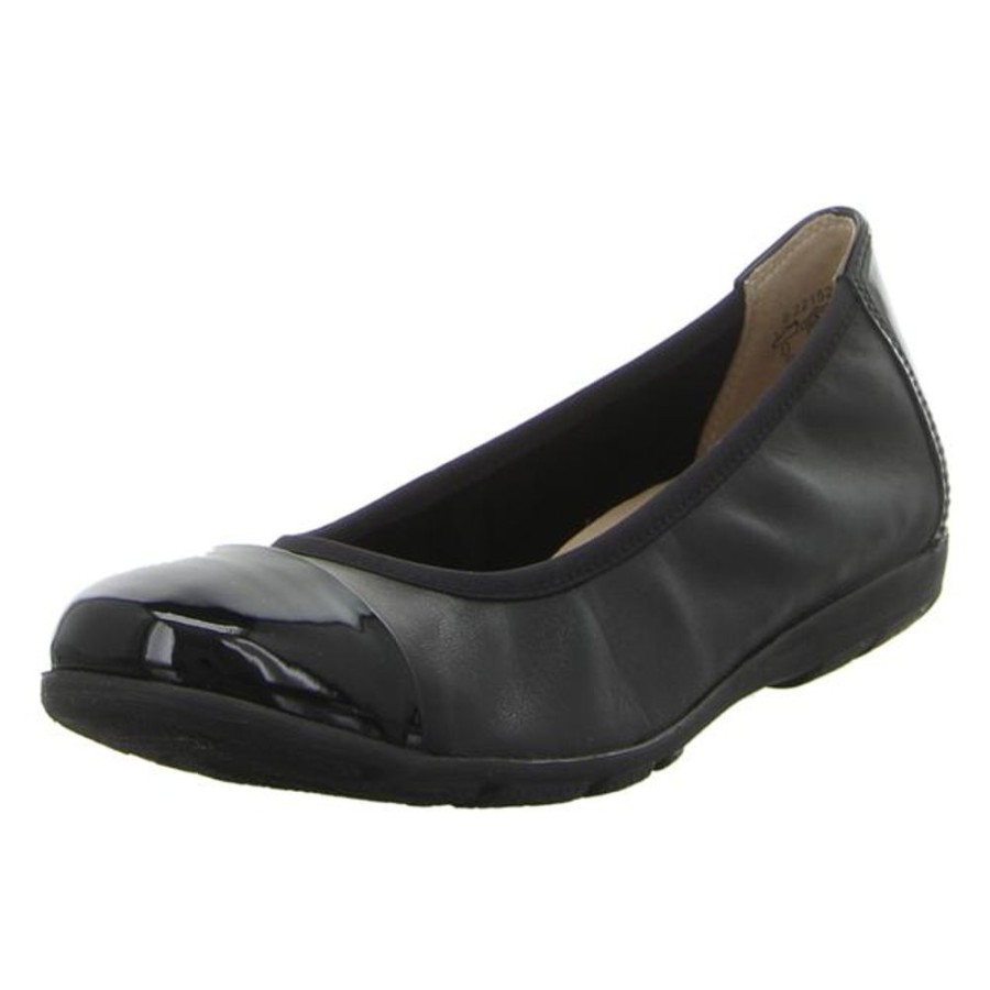 Damen Caprice Ballerinas | Caprice - Ballerinas - Black Nap/Pat.