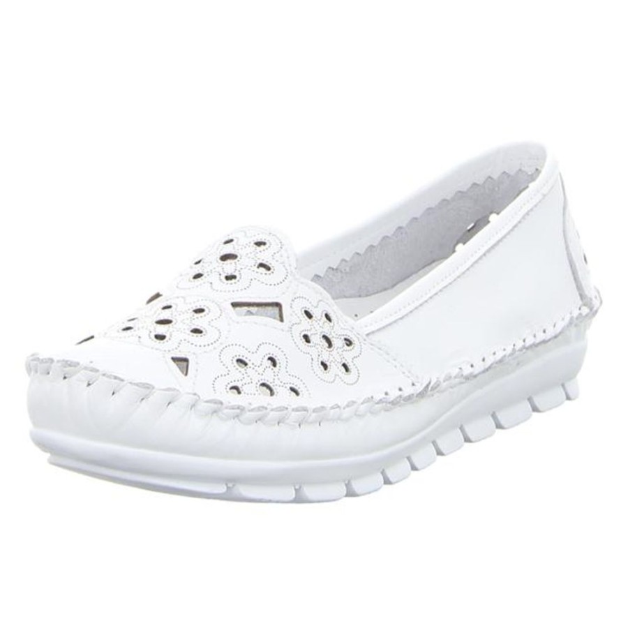 Damen Gemini Halbschuhe | Gemini - Slipper - Weiss