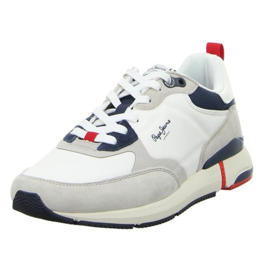 Herren Pepe Jeans Sneaker | Pepe Jeans - Sneaker - London Pro Vint - Factory White