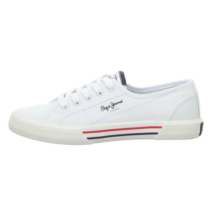 Damen Pepe Jeans Sneaker | Pepe Jeans - Sneaker - Brady Basic W - White