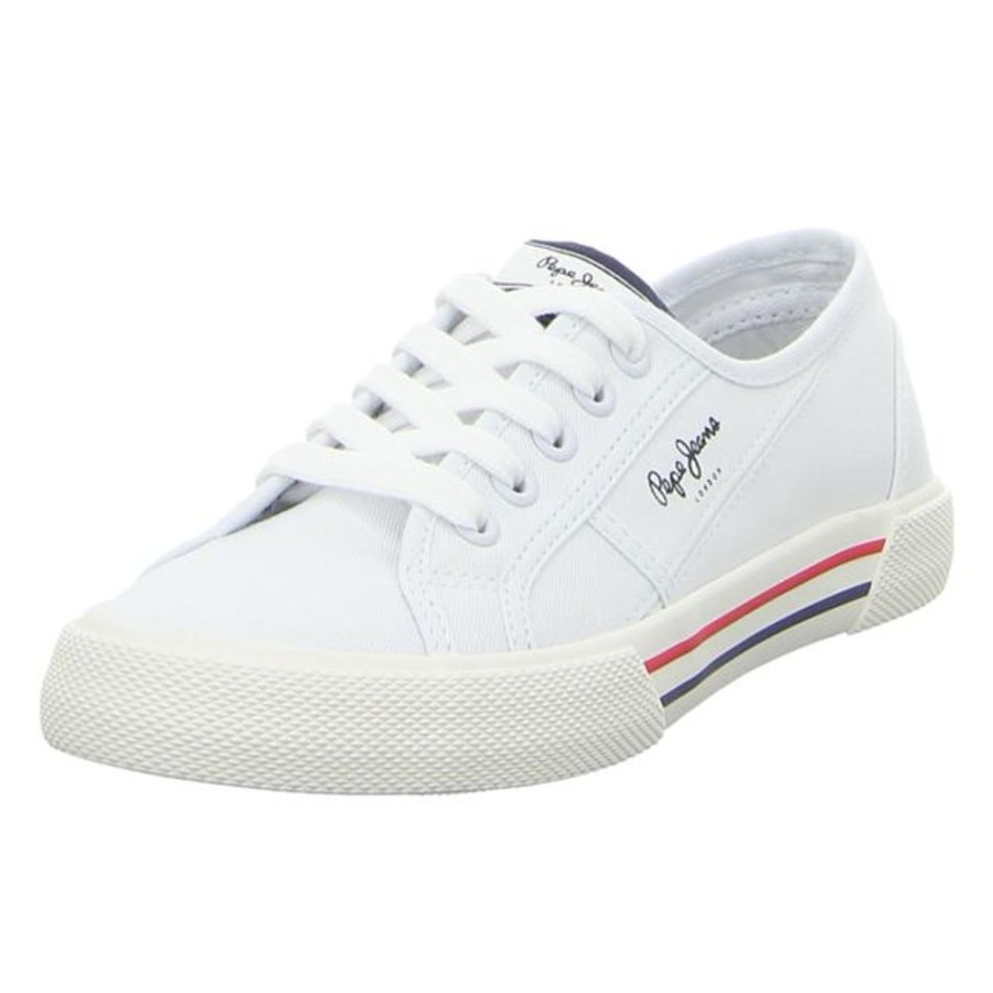 Damen Pepe Jeans Sneaker | Pepe Jeans - Sneaker - Brady Basic W - White