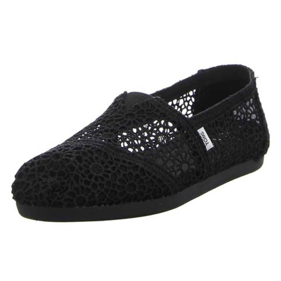 Damen TOMS Halbschuhe | Toms - Slipper - Alpargata - Black