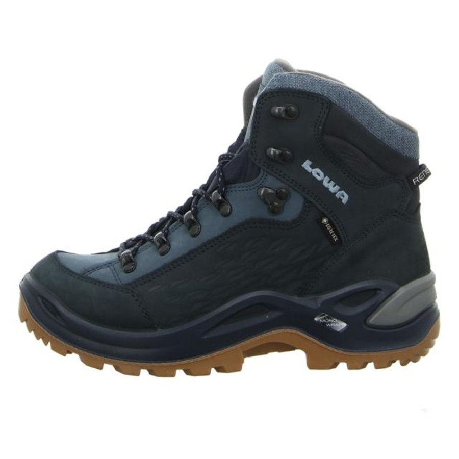 Damen Lowa Outdoor Schuhe | Lowa - Outdoor-Schuhe - Renegade Warm Gtx Mi - Navy/Eisblau