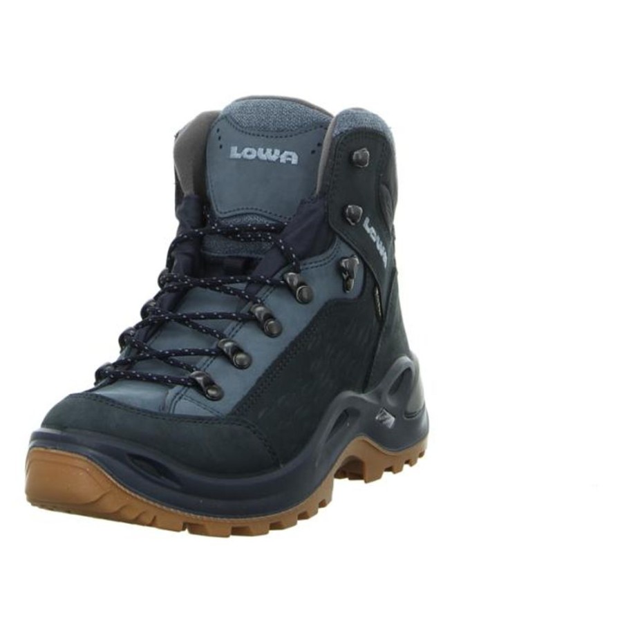 Damen Lowa Outdoor Schuhe | Lowa - Outdoor-Schuhe - Renegade Warm Gtx Mi - Navy/Eisblau