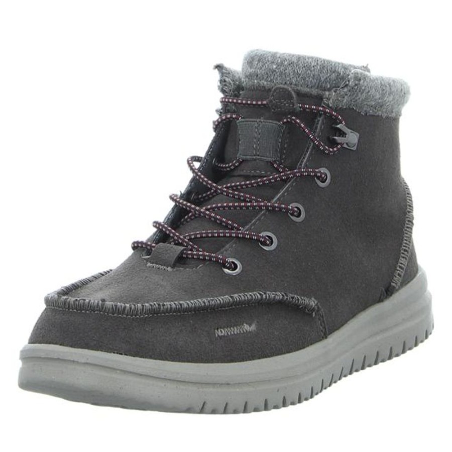 Herren Hey Dude Stiefel | Hey Dude - Stiefeletten - Bradley Eco - Charcoal