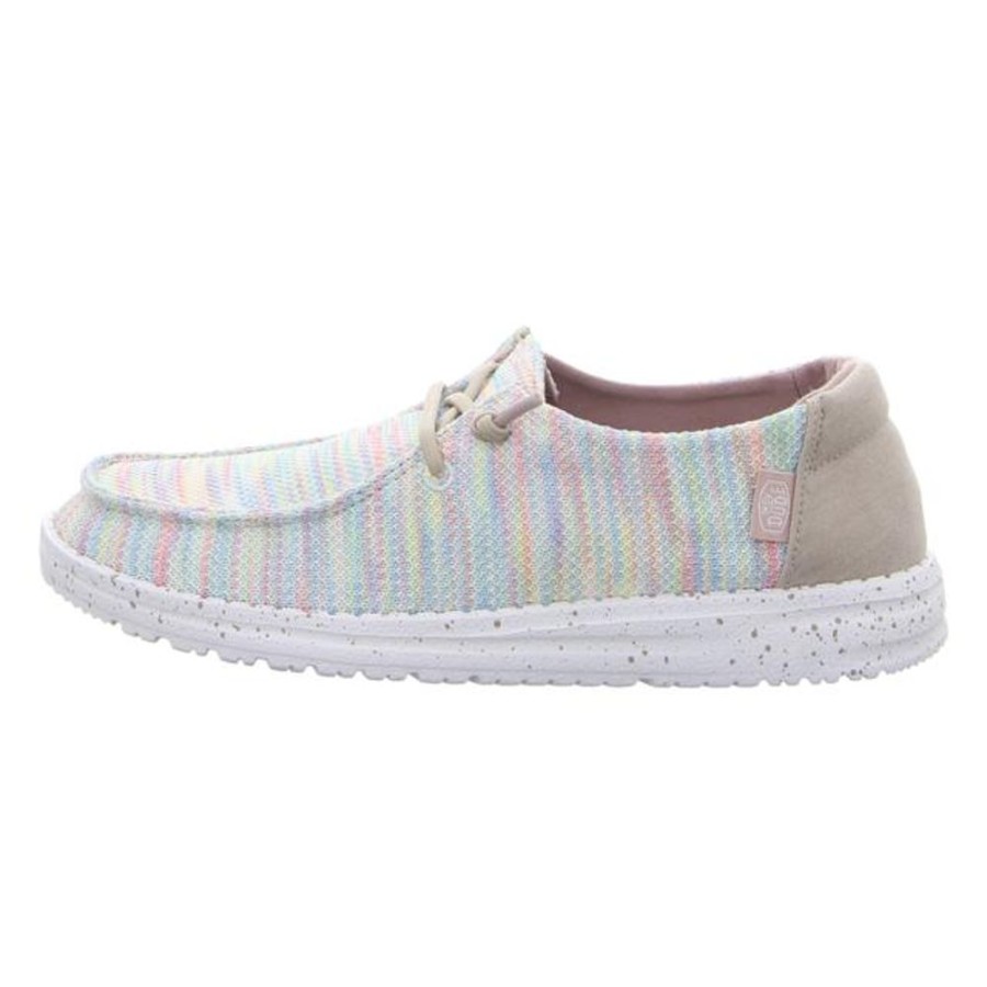 Damen Hey Dude Schnurschuhe | Hey Dude - Schnurschuhe - Wendy Sox - Aurora White