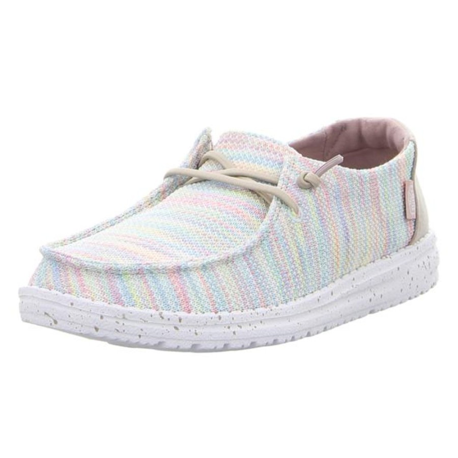 Damen Hey Dude Schnurschuhe | Hey Dude - Schnurschuhe - Wendy Sox - Aurora White