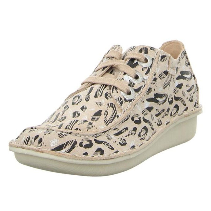 Damen Clarks Schnurschuhe | Clarks - Schnurschuhe - Funny Dream - Black/Sand Print