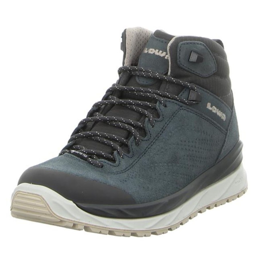 Damen Lowa Outdoor Schuhe | Lowa - Outdoor-Schuhe - Malta Gtx Mid Ws - Jeans Denim