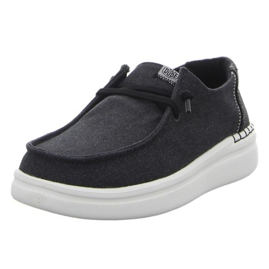 Damen Hey Dude Schnurschuhe | Hey Dude - Schnurschuhe - Wendy Rise - Black