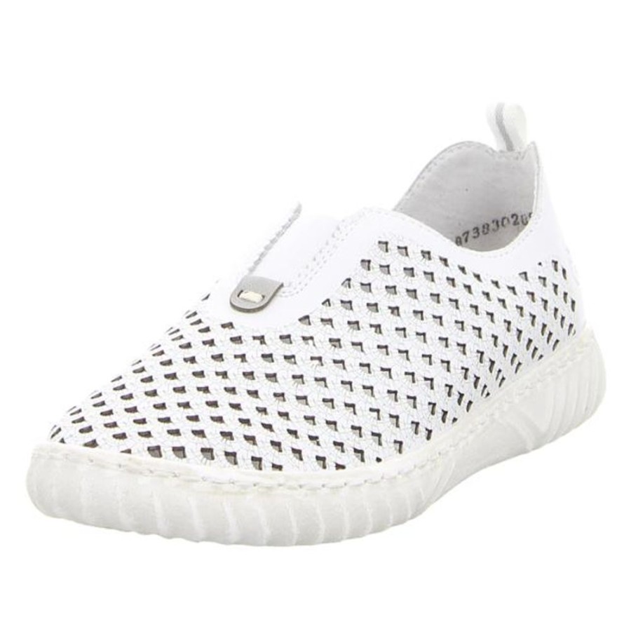 Damen Rieker Halbschuhe | Rieker - Slipper - Weiss