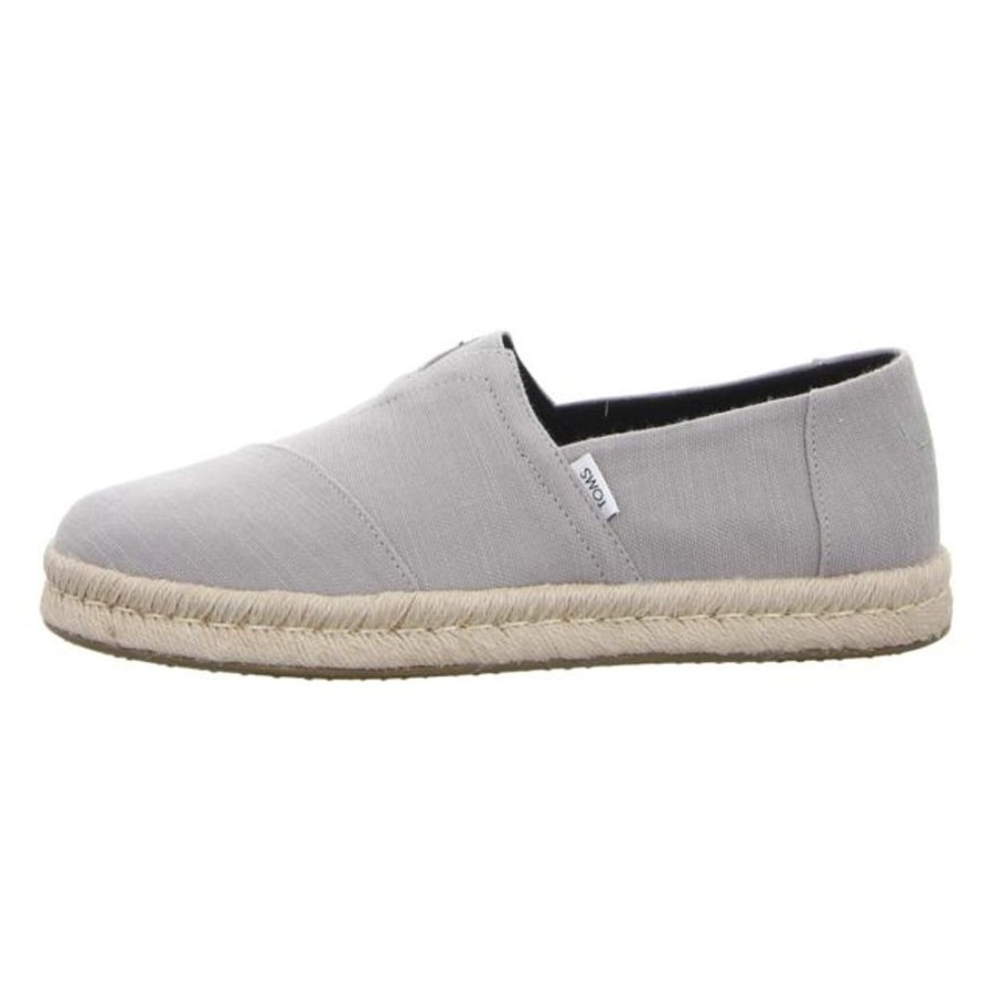 Herren TOMS Halbschuhe | Toms - Slipper - Alp Rope 2.0 - Grau