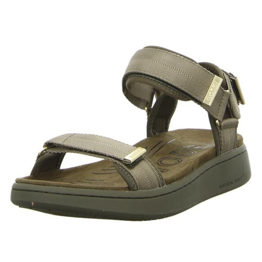 Damen Woden Sandaletten | Woden - Sandalen - Line - Dark Olive