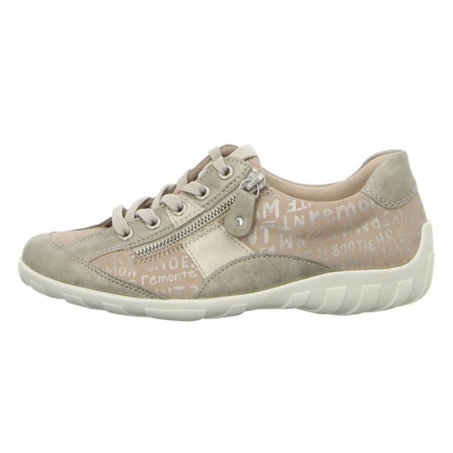 Damen Remonte Schnurschuhe | Remonte - Schnurschuhe - Beige Kombi