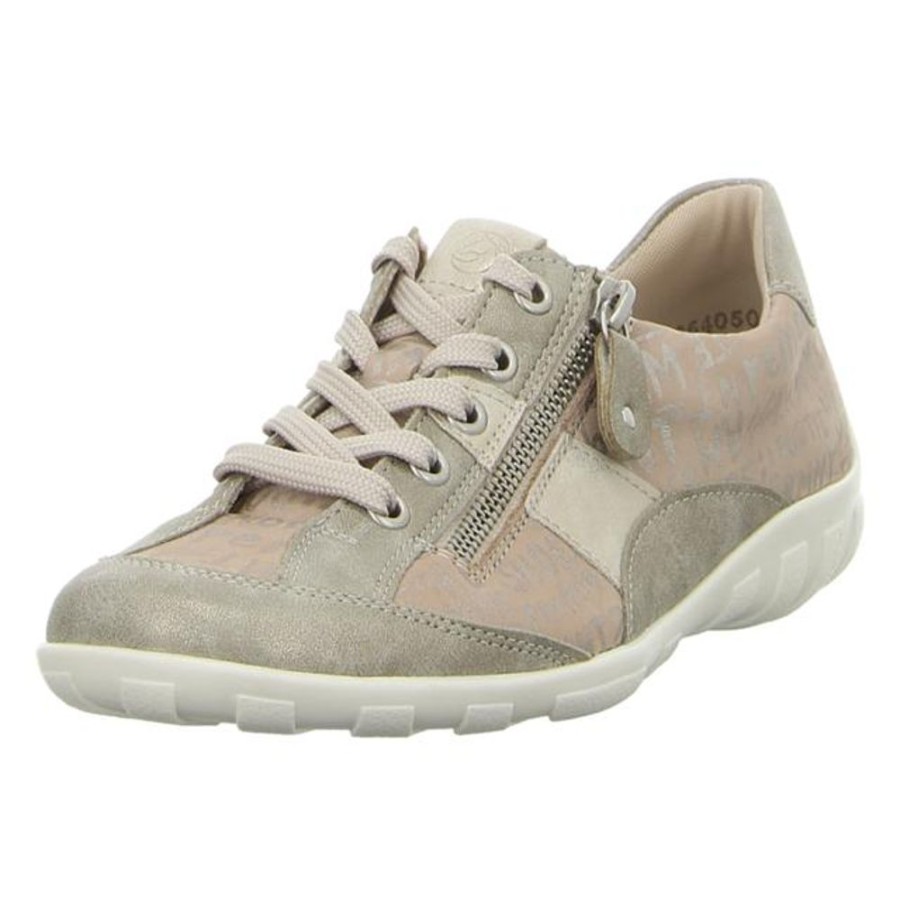 Damen Remonte Schnurschuhe | Remonte - Schnurschuhe - Beige Kombi