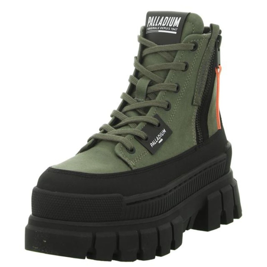 Damen Palladium Stiefeletten | Palladium - Stiefeletten - Revolt Boot Zip Tx - Olive Night