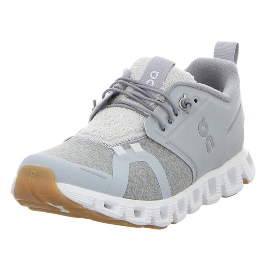 Damen ON Sneaker | On - Sneaker - Cloud 5 Terry - Glacier/White