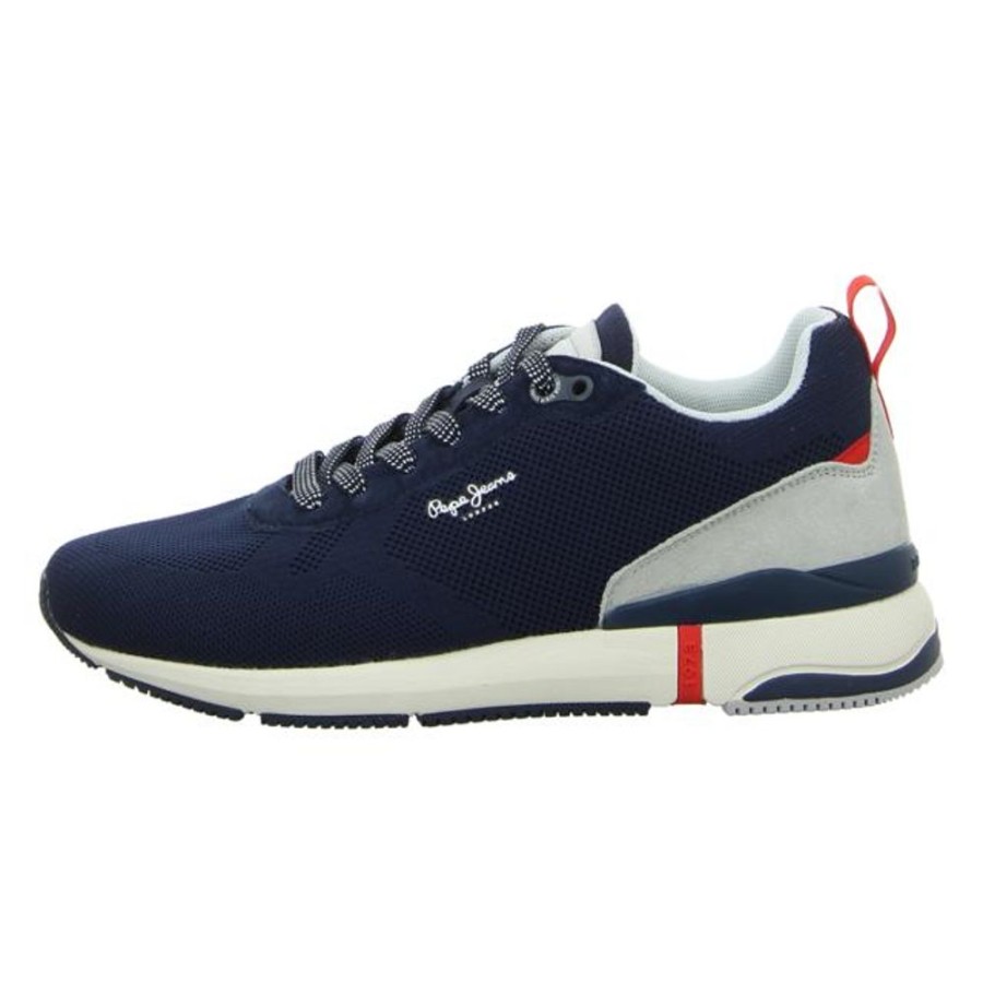 Herren Pepe Jeans Sneaker | Pepe Jeans - Sneaker - London Pro Advance - Navy