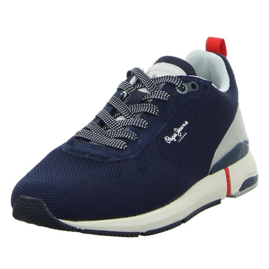 Herren Pepe Jeans Sneaker | Pepe Jeans - Sneaker - London Pro Advance - Navy