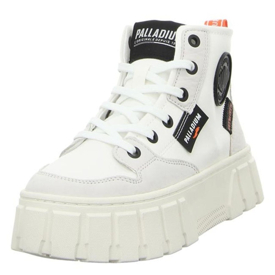 Damen Palladium Stiefeletten | Palladium - Schnurschuhe - Pallatower Hi - Star White