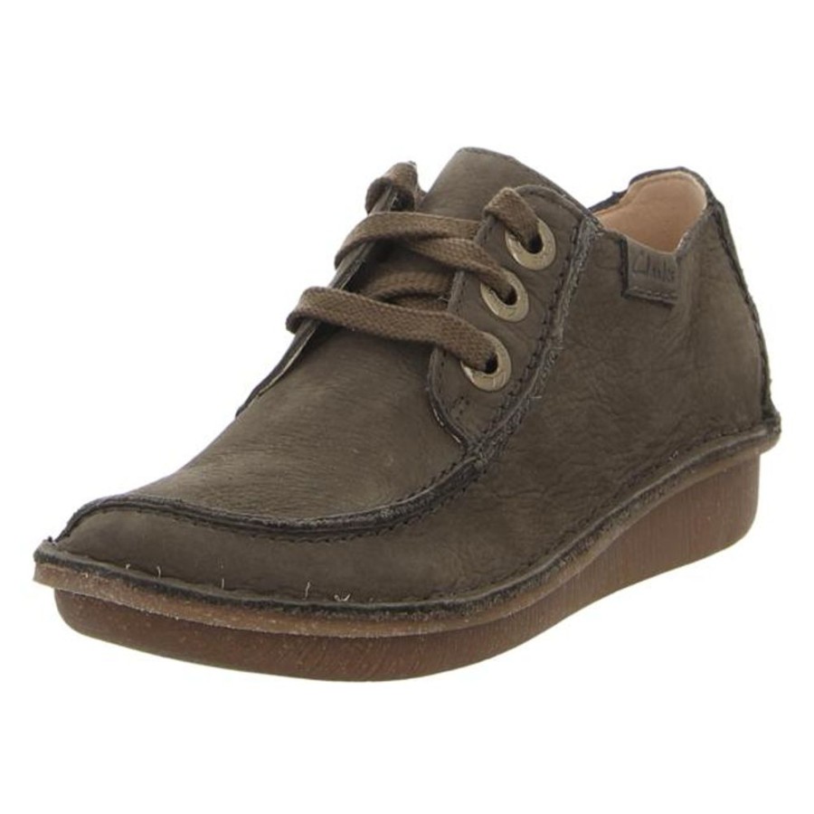 Damen Clarks Schnurschuhe | Clarks - Schnurschuhe - Funny Dream - Dark Olive