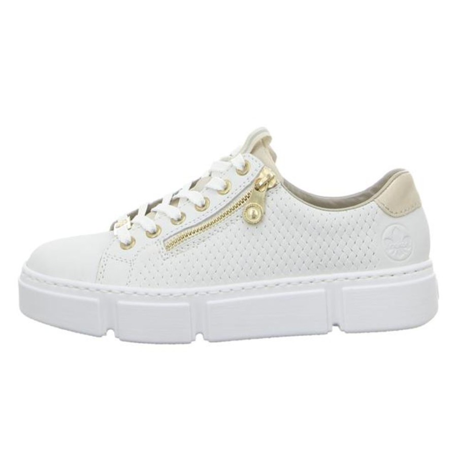 Damen Rieker Schnurschuhe | Rieker - Sneaker - Weis