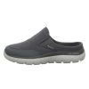 Herren Skechers Offene Schuhe | Skechers - Pantoletten - Summits - Grau-Kombi