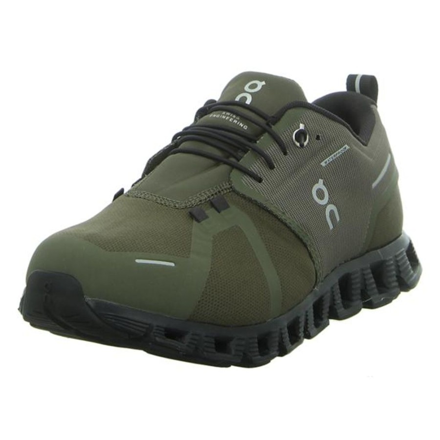 Herren ON Sneaker | On - Sneaker - Cloud 5 Waterproof - Olive/Black