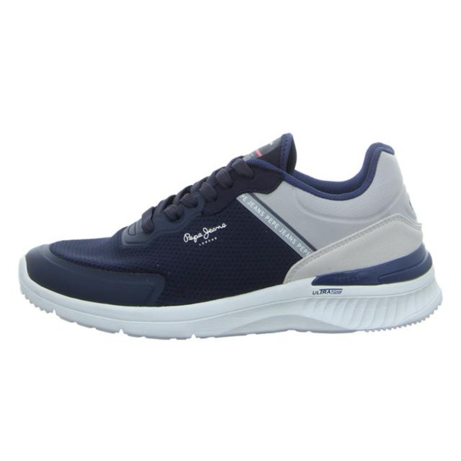 Herren Pepe Jeans Sneaker | Pepe Jeans - Sneaker - Jay Pro Half - Navy