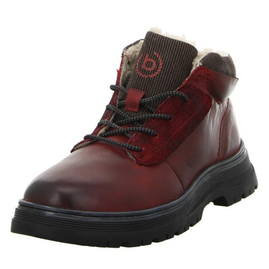 Herren Bugatti Stiefel | Bugatti - Stiefeletten - Dacupso Exko - Dark Red