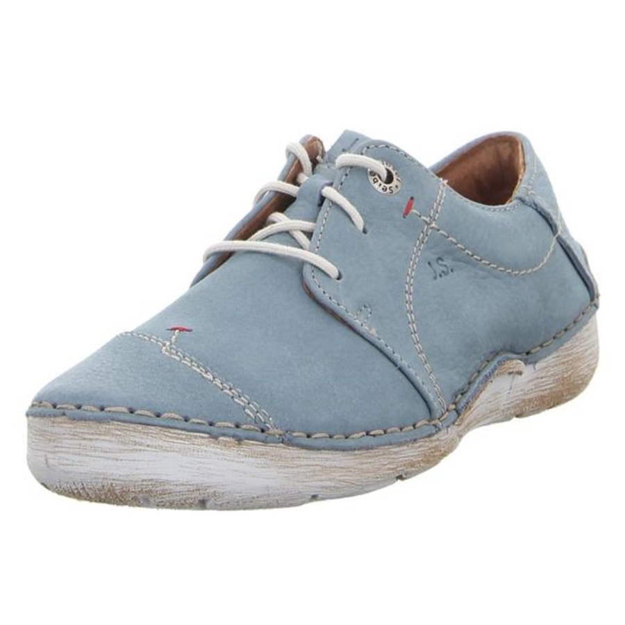 Damen Josef Seibel Schnurschuhe | Josef Seibel - Schnurschuhe - Fergey 20 - Skyblue-Kombi