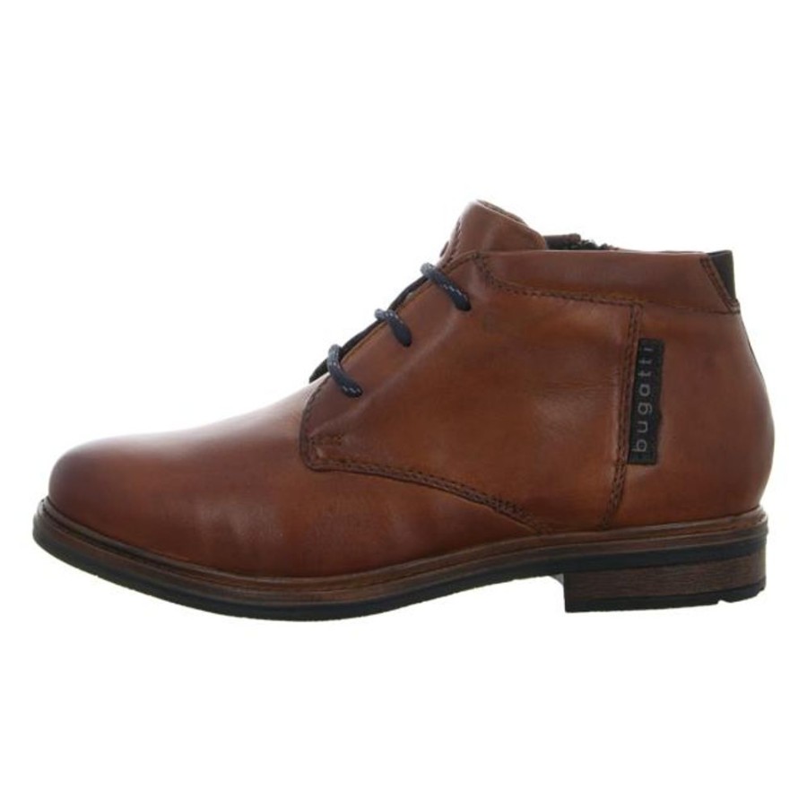 Herren Bugatti Stiefel | Bugatti - Stiefeletten - Ruggiero Comfort Evo - Cognac