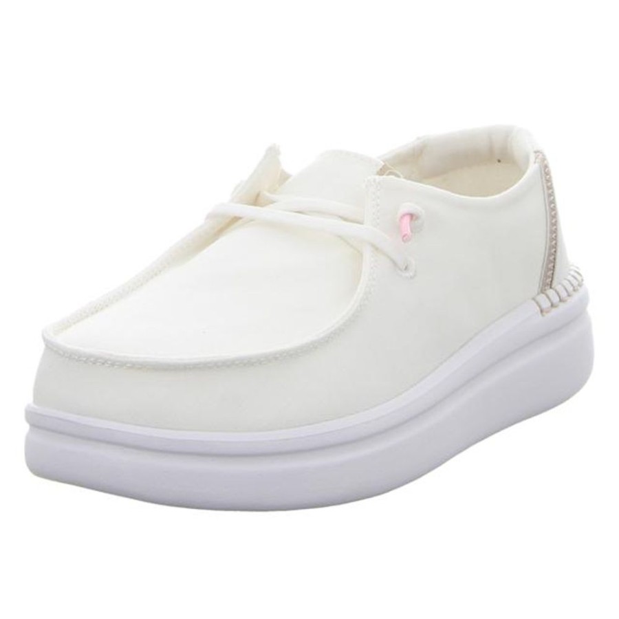 Damen Hey Dude Schnurschuhe | Hey Dude - Schnurschuhe - Wendy Rise - Spark White