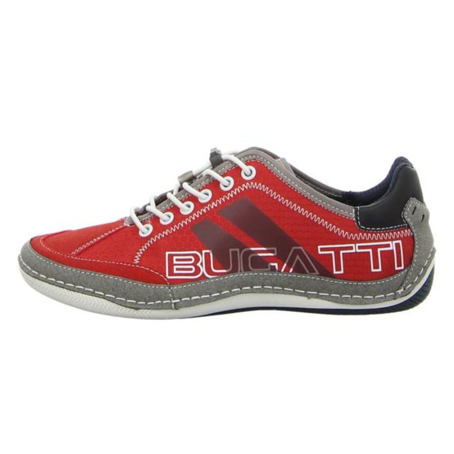 Herren Bugatti Schnurschuhe | Bugatti - Schnurschuhe - Canario - Red