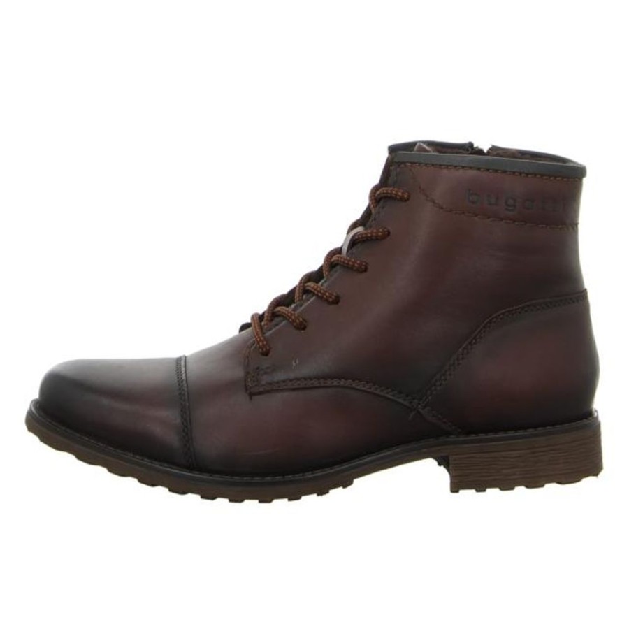 Herren Bugatti Stiefel | Bugatti - Stiefeletten - Catano - Dark Brown