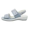 Damen Waldläufer Sandaletten | Waldlaufer - Sandalen - Ginger - Blau-Kombi